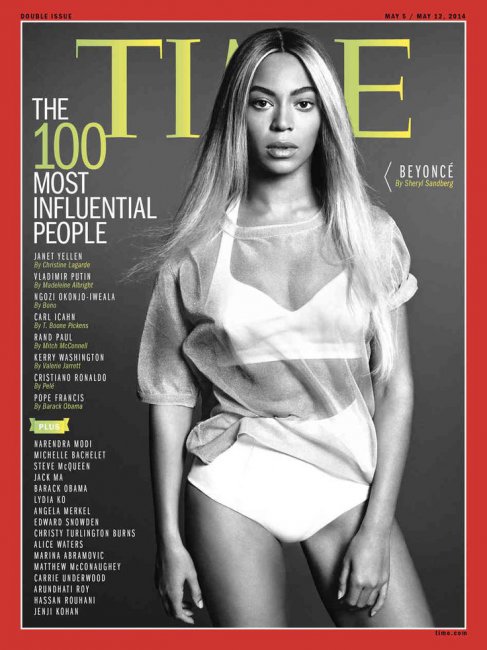 **Бейонсе украсила обложку Time со списком самых влиятельных людей