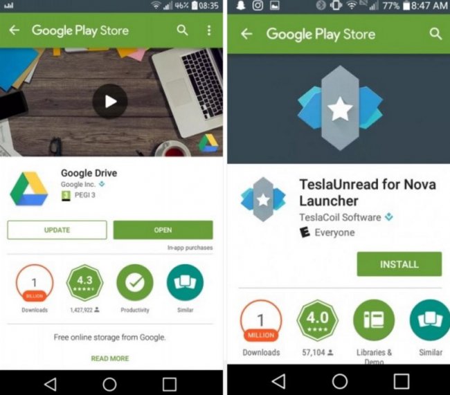 Google начала тестировать новый интерфейс магазина Google Play